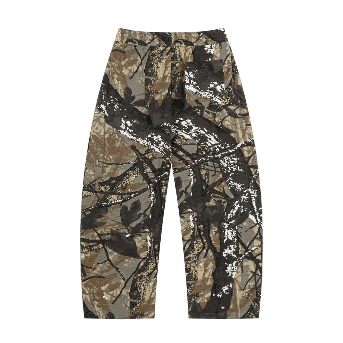 TIMBER CAMO DRAWSTRING PANTS – Barrel Leg Pants in Tree Camo von NOVA STUDIO, Ansicht 4