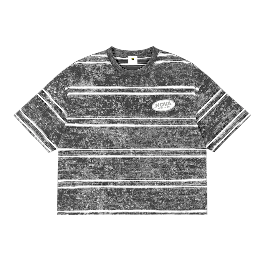 STRIPE WASH TEE