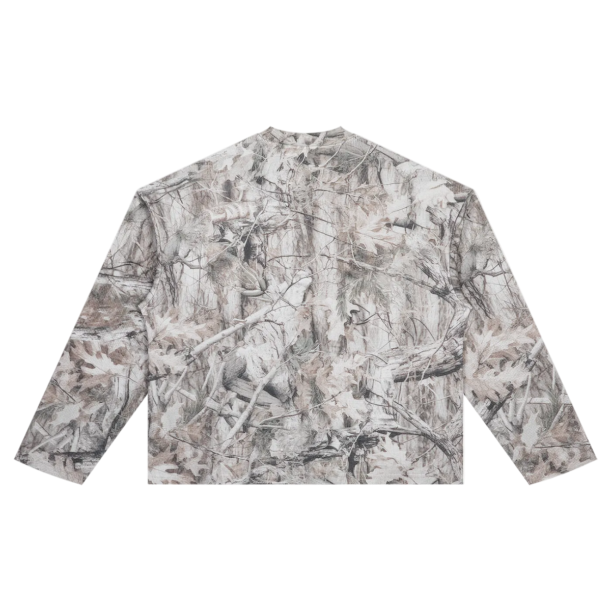 TIMBER CAMO LONGSLEEVE – Waffle Longsleeve in Tree Camo von NOVA STUDIO, Ansicht 2