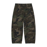 CAMO BARREL PANTS