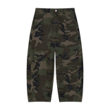 CAMO BARREL PANTS