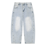BLEACH BARREL DENIM