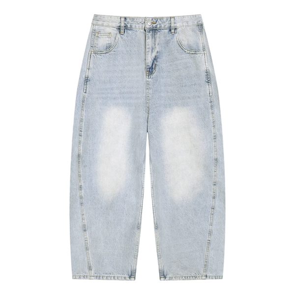 BLEACH BARREL DENIM