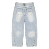 BLEACH BARREL DENIM