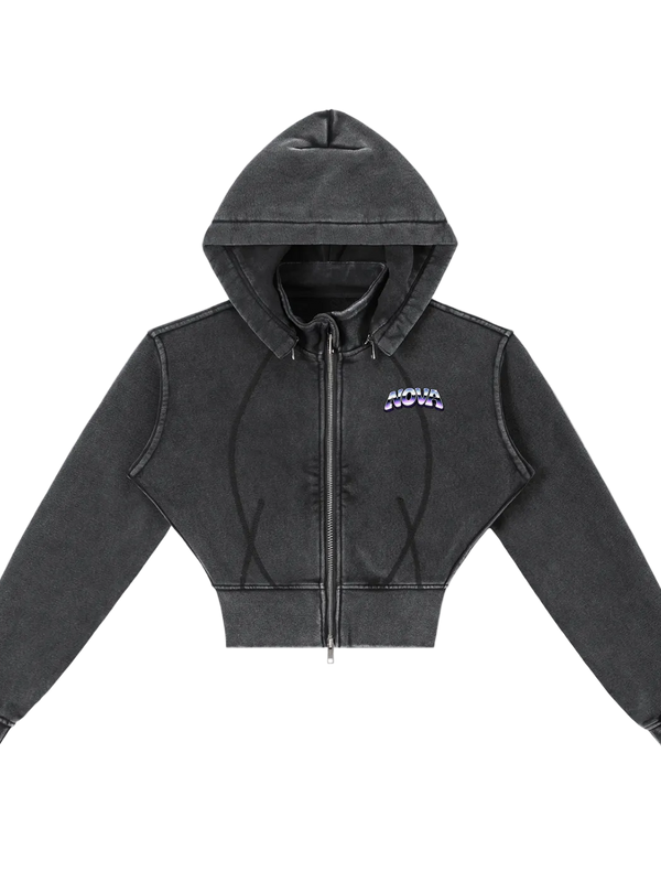SCULPT ZIP HOOD