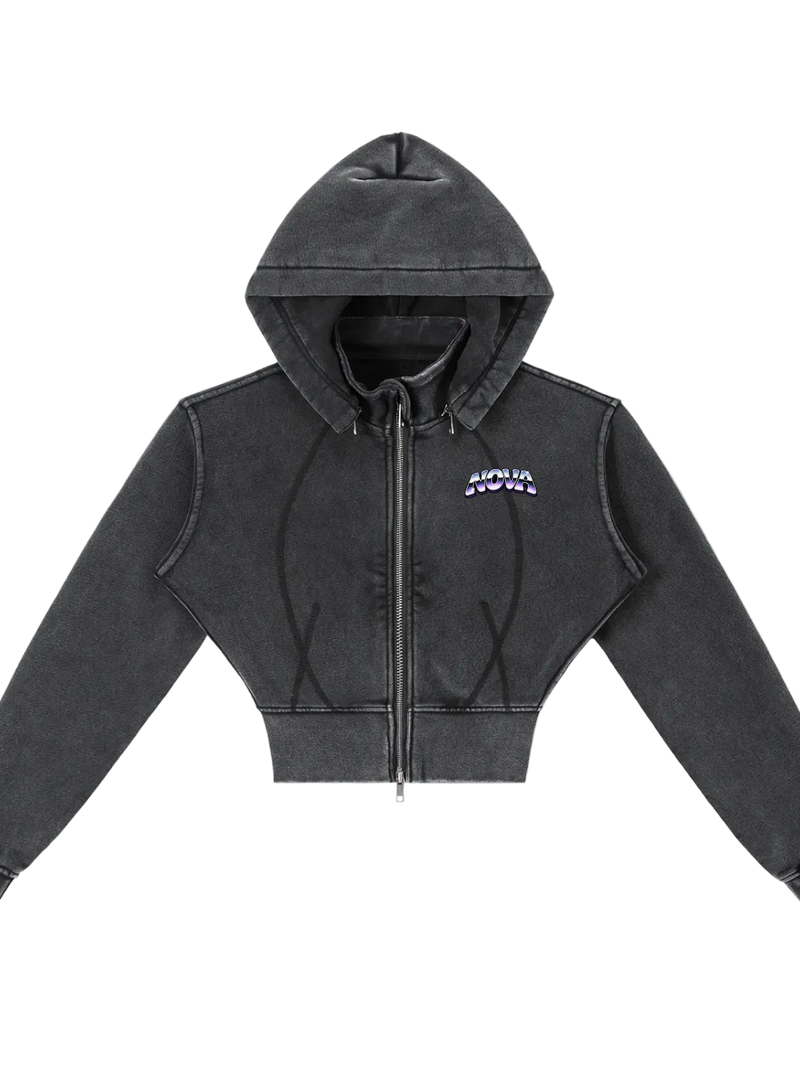 SCULPT ZIP HOOD